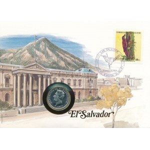 El Salvador 1977. 10c Ni-sárgaréz Francisco Morazan felbélyegzett borítékban, alkalmi bélyegzéssel...