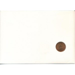 Mauritius 1978. 2c bronz felbélyegzett borítékban, bélyegzéssel T:UNC Mauritius 1978...