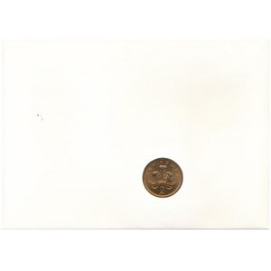 Nagy-Britannia 1977. 25p bronz II. Erzsébet, felbélyegzett Anguilla borítékban, bélyegzéssel...