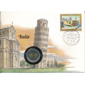 Olaszország 1983. 500L felbélyegzett borítékban, alkalmi bélyegzéssel T:AU Italy 1983. 500 Lire in envelope with stamp...