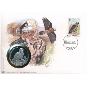 Lesotho DN (1991) A Világ Vadvédelmi Alap (WWF) 30. évfordulója - Gypaetus Barbatus (Szakállas saskeselyű)...