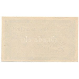 Német Harmadik Birodalom 1941. 6. Német Birodalmi Sorsjáték 3. osztályú, 1/8-ad sorsjegye T...