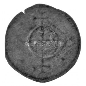 1141-1162. Denar Ag II. Géza (0,28g) T:XF patina Hungary 1141-1162. Denar Ag Geza II (0,28g) C:XF patina Huszár...