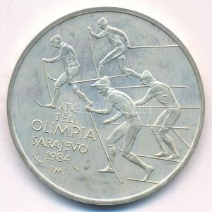 1984. 500Ft Ag Szarajevói Téli Olimpia T:BU patina Adamo EM76