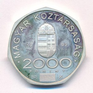 1999. 2000Ft Ag A 2000. évforduló T:AU (eredetileg PP) folt Adamo EM153