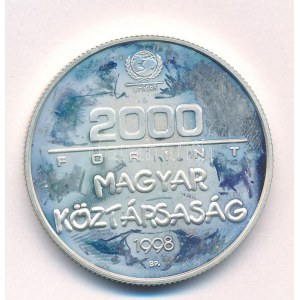 1998. 2000Ft Ag UNICEF - A világ gyermekei T:AU (eredetileg PP) folt Adamo EM153