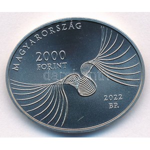 2022. 2000Ft Cu-Ni Kertész Imre kapszulában T:BU