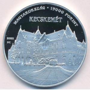 2022. 15.000Ft Ag Bács-Kiskun megye, Kecskemét kapszulában, tanúsítvánnyal T:PP
