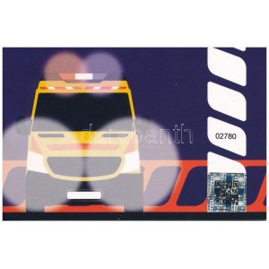 2023. 50Ft Cu-Ni 75 éves az Országos Mentőszolgálat első napi veret számozott emléklapon 02780 T...