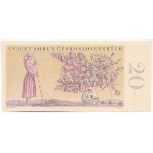 Csehszlovákia 1949. 20K T:AU Czechoslovakia 1949. 20 Korun C:AU Krause P#70b