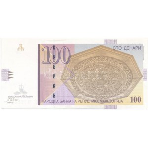 Észak-Macedónia 2002. 100D T:UNC North Macedonia 2002. 100 Denari C:UNC Krause P#16d