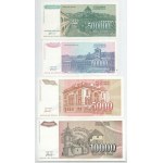 Jugoszlávia 1993. október 5000D - 50.000.000.000D (9xklf) T:XF-F Yugoslavia 1993. Oct. 5000 Dinara - 50.000.000...