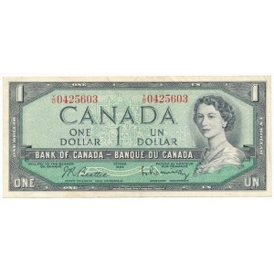 Kanada 1954. 1$ (átalakított haj) T:F, szép papír Canada 1954. 1 Dollar (modified hair style) C:F, fine paper Krause P...