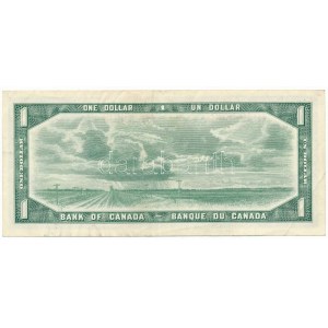 Kanada 1954. 1$ (átalakított haj) T:F, szép papír Canada 1954. 1 Dollar (modified hair style) C:F, fine paper Krause P...