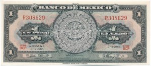 Mexikó 1965. 1P T:AU Mexico 1965. 1 Peso C:AU Krause P#59