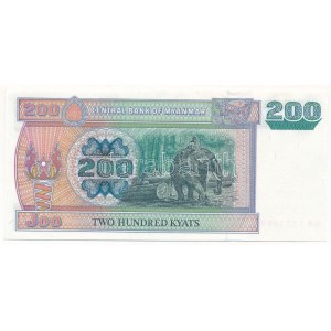 Mianmar DN (2004) 200K T:AU Myanmar ND (2004) 200 Kyats C:AU Krause P#78