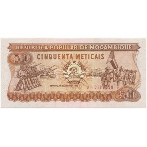 Mozambik 1983. 50M T:UNC Mozambique 1983. 50 Meticais C:UNC Krause P#129