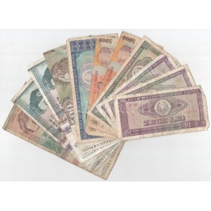 Románia 1966-1998. 10L-50.000L (11db, közte 1966. 25L) T:F,VG Romania 1966-1998. 10L-50.000L (11pcs, within 1966...