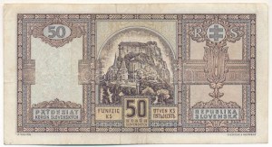 Szlovákia 1940. 50K T:F Slovakia 1940. 50 Korun C:F Krause 9.a