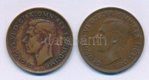 Ausztrália 1948-1951. 1p bronz 