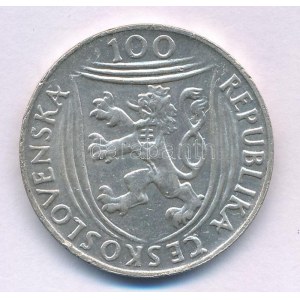 Csehszlovákia 1951. 100K Ag Klement Gottwald T:XF ph. Czechoslovakia 1951. 100 Korun Ag Klement Gottwald C...
