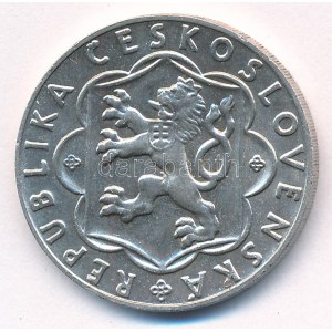 Csehszlovákia 1954. 10K Ag A szlovák felkelés 10. évfordulója T:AU Czechoslovakia 1954. 10 Korun Ag ...