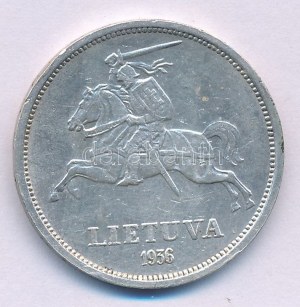 Litvánia 1936. 5L Ag 