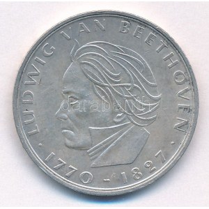 Német Szövetségi Köztársaság 1970F 5M Ag Beethoven T:AU,XF Federal Republic Germany 1970F 5 Mark Ag Beethoven C:AU...