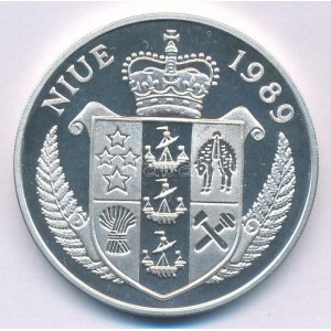 Niue 1989. 50$ Ag  Nyári Olimpia Szöul 1988 - Steffi Graf T:PP ujjlenyomat Niue 1989. 50 Dollars Ag ...