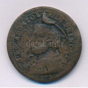 Olasz államok / Ancona 1796. 2 1/2B Cu T:VF,F anyagfölösleg Italian states / Ancona 1796. 2 1/2 Baiocchi Cu C:VF...