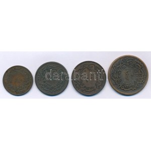 Oszmán Birodalom 1857(1255) 40p Cu I. Abdülmecid + 1859(1255) 20p Cu I. Abdülmecid + 1864(1277) 10p Cu Abdülaziz ...