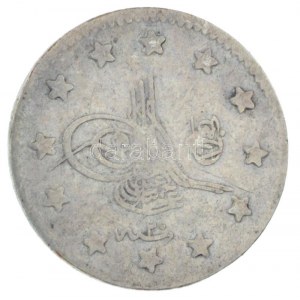 Oszmán Birodalom 1895. (1293/20) 1K (1,10g) T:VF Ottoman Empire 1895. (1293/20) 1 Kurush (1,10g) C:VF Krause KM...