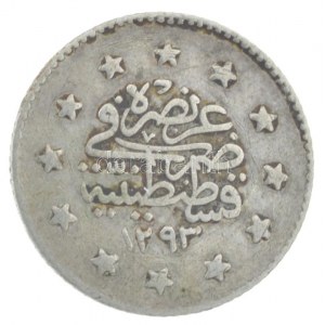 Oszmán Birodalom 1903. (1293/28) 1K (1,17g) T:VF Ottoman Empire 1903. (1293/28) 1 Kurush (1,17g) C:VF Krause KM...