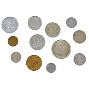 Örményország 1994. 10l - 10D (6xklf) + Kazahsztán 1993. 2t - 20T (6xklf) T:XF-F, patina Armenia 1994. 10 Luma ...