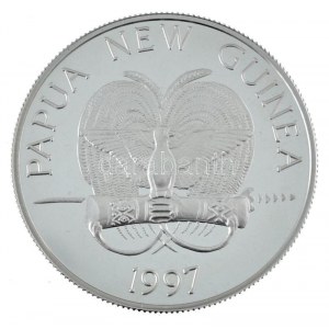 Pápua Új-Guinea 1997. 5K Ag 2000. évi Olimpiai Játékok Sydney - Vitorlázás T:PP karc Papua New Guinea 1997...