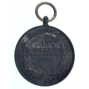 1914. Ferenc József Bronz Vitézségi Érem hadifém változatú kitüntetés mellszalag nélkül, szignó nélkül T:XF...