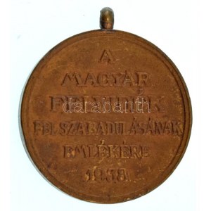 1938. Felvidéki Emlékérem bronz kitüntetés mellszalag nélkül T:XF ph. Hungary 1938. Upper Hungary Medal...