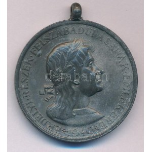 1940. Erdélyi részek felszabadulásának emlékére Zn emlékérem mellszalag nélkül és fül nélkül T:AU Hungary 1940. ...