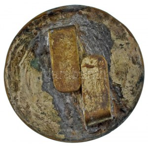~1950. Kiváló Hadtápmunkáért bronzozott fém jelvény (41mm) T:VF Rákosi-címer hiányzik Hungary ~1950. ...