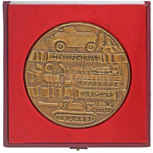 1971. Székesfehérvár 1961-1971 egyoldalas, öntött bronz emlékérem az 5. Hadsereg-parancsnokság felállításának 10...