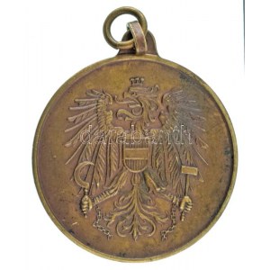 Ausztria 1963. Katonai Szolgálati érdemérem / Stets Bereit bronz kitüntetés mellszalag nélkül T:AU Austria 1963. ...