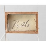Bak Imre (1939 - 2022): Tükröződések / Reflections. Szitanyomat, papír, jelzett a hátoldalon. Üvegezett keretben...