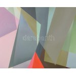 Csóka László (1967-): Bábel. Olaj, vászon, jelezve balra lent. 120x90 cm