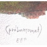ef.Zámbó (efZámbó) István (1950-): Glóriákkal játszó krampusz, 2010-2022. Egyedi beavatkozású print (Ebp)...