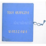 Leon Kosmulski (1904-1952) és több lengyel művész, össz. 16 db sokszorosított grafika: Varsói városképek, utcarészletek...