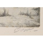 3 db rézkarc: Farkas Rozália, Borv. j.n. 17x24 cm