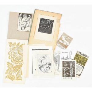 13 db vegyes ex libris