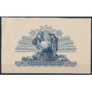 Horváth Endre (1896-1959): Boldog új évet. Rézmetszet, papír, jelzett a metszeten, 9x14 cm