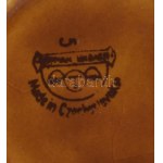 Cseh design váza, jelzett, m: 24,5 cm