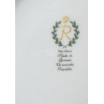 Reichenbach virágmintás váza, jelzett, m: 34 cm